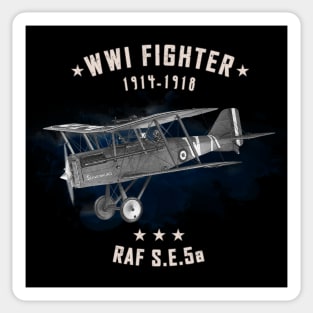 S.E.5a RAF WWI Fighter aircraft Sticker